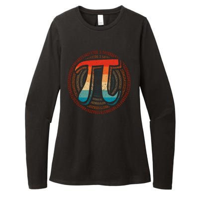 Happy Pi Day 3.14 Funny Pi Spiral Math Lovers Teachers Womens CVC Long Sleeve Shirt