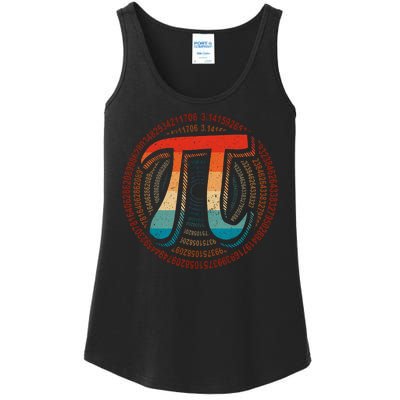 Happy Pi Day 3.14 Funny Pi Spiral Math Lovers Teachers Ladies Essential Tank