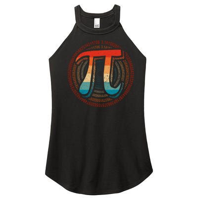 Happy Pi Day 3.14 Funny Pi Spiral Math Lovers Teachers Women's Perfect Tri Rocker Tank