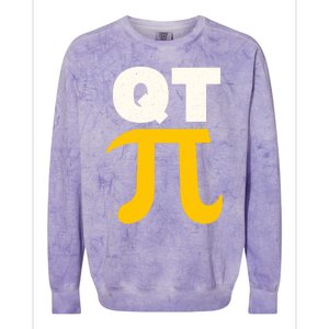 Happy Pi Day Cutie Pi 3 14 Fun Pie Day Science Math Teacher Gift Colorblast Crewneck Sweatshirt