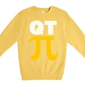 Happy Pi Day Cutie Pi 3 14 Fun Pie Day Science Math Teacher Gift Premium Crewneck Sweatshirt