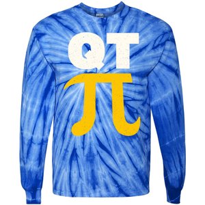 Happy Pi Day Cutie Pi 3 14 Fun Pie Day Science Math Teacher Gift Tie-Dye Long Sleeve Shirt