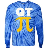 Happy Pi Day Cutie Pi 3 14 Fun Pie Day Science Math Teacher Gift Tie-Dye Long Sleeve Shirt