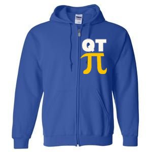 Happy Pi Day Cutie Pi 3 14 Fun Pie Day Science Math Teacher Gift Full Zip Hoodie