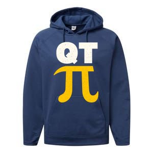 Happy Pi Day Cutie Pi 3 14 Fun Pie Day Science Math Teacher Gift Performance Fleece Hoodie