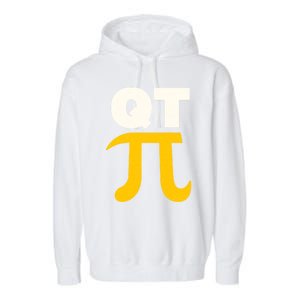 Happy Pi Day Cutie Pi 3 14 Fun Pie Day Science Math Teacher Gift Garment-Dyed Fleece Hoodie