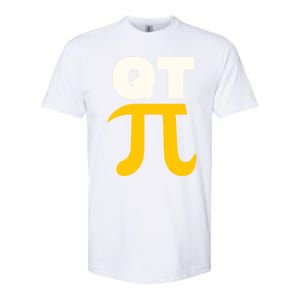 Happy Pi Day Cutie Pi 3 14 Fun Pie Day Science Math Teacher Gift Softstyle CVC T-Shirt