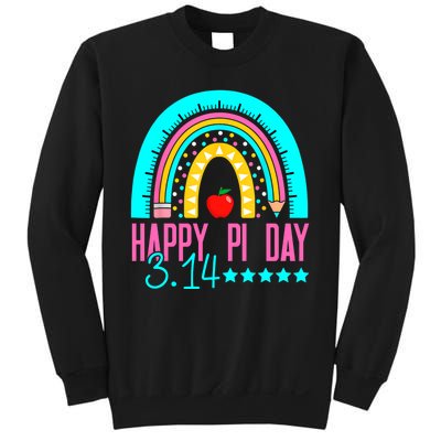 Happy Pi Day Mathematics Math Teacher Rainbow Sweatshirt