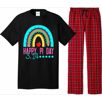 Happy Pi Day Mathematics Math Teacher Rainbow Pajama Set