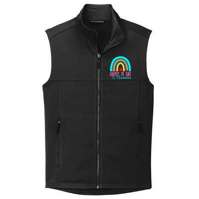 Happy Pi Day Mathematics Math Teacher Rainbow Collective Smooth Fleece Vest