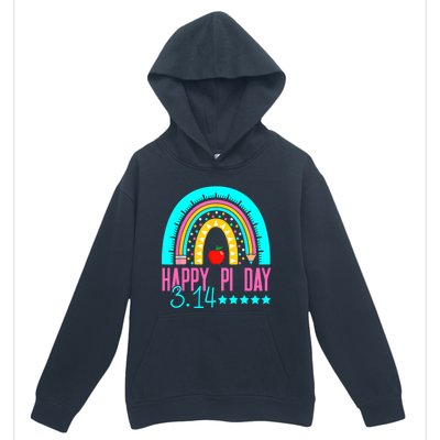 Happy Pi Day Mathematics Math Teacher Rainbow Urban Pullover Hoodie