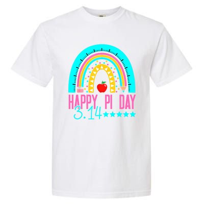 Happy Pi Day Mathematics Math Teacher Rainbow Garment-Dyed Heavyweight T-Shirt