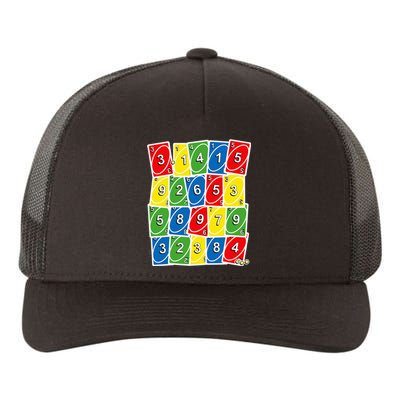 Happy PI Day, 314, 3.14 Retro Math Card Game Gifts Yupoong Adult 5-Panel Trucker Hat