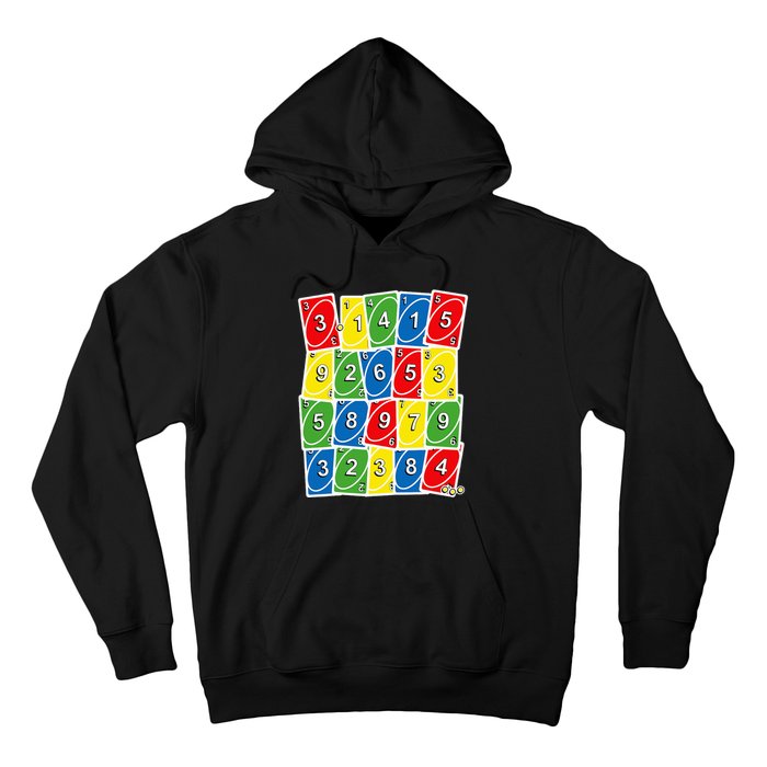 Happy PI Day, 314, 3.14 Retro Math Card Game Gifts Hoodie