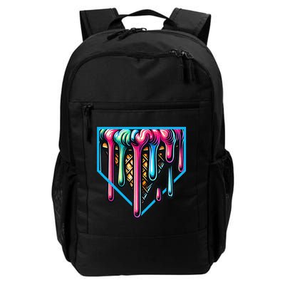Home Plate Drip Ice Cream Softball & Baseball Backpack
