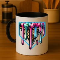 Home Plate Drip Ice Cream Softball & Baseball Mug