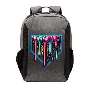 Home Plate Drip Ice Cream Softball & Baseball Vector Backpack