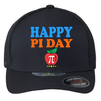 Happy Pi Day Math Teacher Pi Day Cute Gift Flexfit Unipanel Trucker Cap