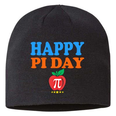 Happy Pi Day Math Teacher Pi Day Cute Gift Sustainable Beanie