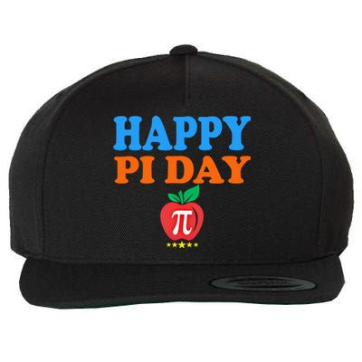 Happy Pi Day Math Teacher Pi Day Cute Gift Wool Snapback Cap