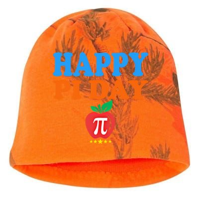 Happy Pi Day Math Teacher Pi Day Cute Gift Kati - Camo Knit Beanie