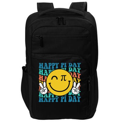 Happy Pi Day Math Teachers Student Smile Face Pi Day Impact Tech Backpack
