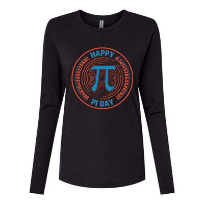 Happy Pi Day Mathematic Math Teacher Student Funny Pi Day Gift Womens Cotton Relaxed Long Sleeve T-Shirt