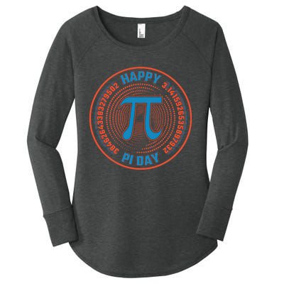 Happy Pi Day Mathematic Math Teacher Student Funny Pi Day Gift Women's Perfect Tri Tunic Long Sleeve Shirt