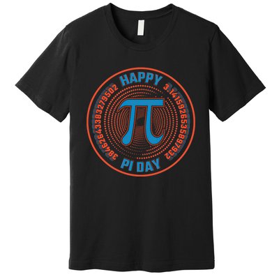 Happy Pi Day Mathematic Math Teacher Student Funny Pi Day Gift Premium T-Shirt