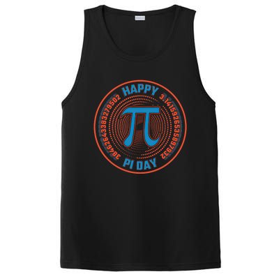 Happy Pi Day Mathematic Math Teacher Student Funny Pi Day Gift PosiCharge Competitor Tank