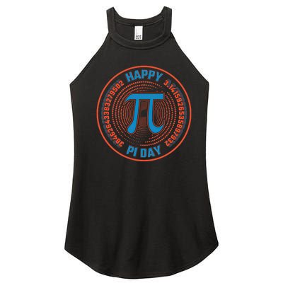 Happy Pi Day Mathematic Math Teacher Student Funny Pi Day Gift Women's Perfect Tri Rocker Tank