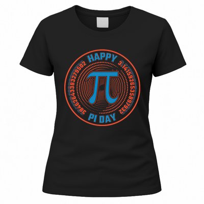 Happy Pi Day Mathematic Math Teacher Student Funny Pi Day Gift Women's T-Shirt