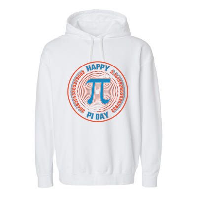 Happy Pi Day Mathematic Math Teacher Student Funny Pi Day Gift Garment-Dyed Fleece Hoodie