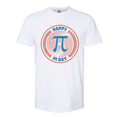 Happy Pi Day Mathematic Math Teacher Student Funny Pi Day Gift Softstyle® CVC T-Shirt