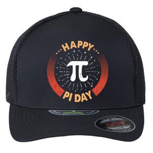 Happy Pi Day Funny Pi Mathematic Math Teacher Gift Flexfit Unipanel Trucker Cap