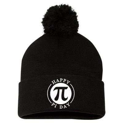 Happy Pi Day Great Gift Pom Pom 12in Knit Beanie