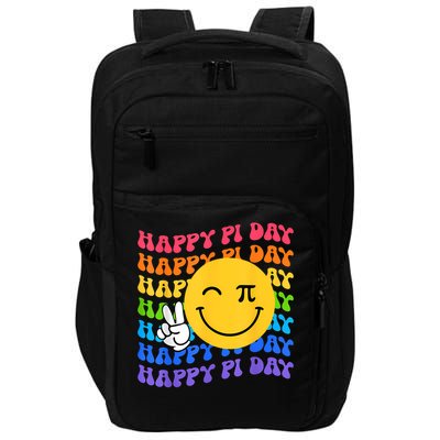 Happy Pi Day Groovy 3.14 Pi Number Teacher Women Impact Tech Backpack