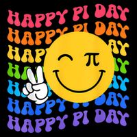 Happy Pi Day Groovy 3.14 Pi Number Teacher Women Button