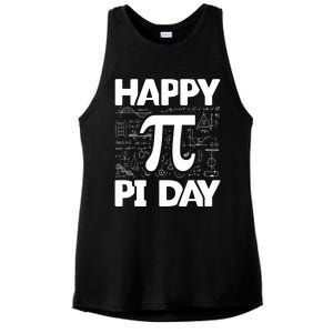 Happy Pi Day Math Teachers Student Professor Pi Day Gift Ladies PosiCharge Tri-Blend Wicking Tank