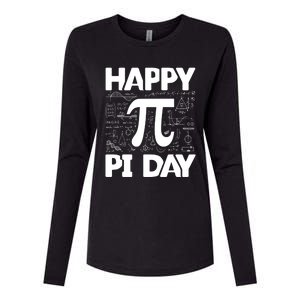 Happy Pi Day Math Teachers Student Professor Pi Day Gift Womens Cotton Relaxed Long Sleeve T-Shirt