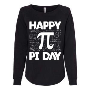 Happy Pi Day Math Teachers Student Professor Pi Day Gift Womens California Wash Sweatshirt