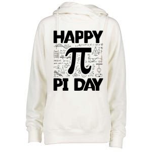 Happy Pi Day Math Teachers Student Professor Pi Day Gift Womens Funnel Neck Pullover Hood