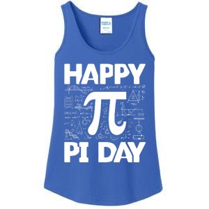 Happy Pi Day Math Teachers Student Professor Pi Day Gift Ladies Essential Tank