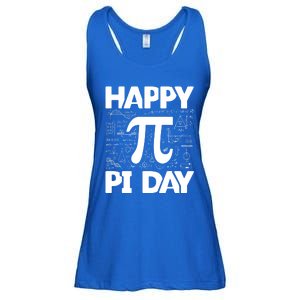 Happy Pi Day Math Teachers Student Professor Pi Day Gift Ladies Essential Flowy Tank