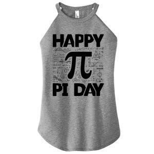 Happy Pi Day Math Teachers Student Professor Pi Day Gift Women's Perfect Tri Rocker Tank