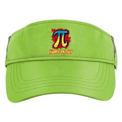 Happy Pi Day Symbol For Math Lovers Great Gift Adult Drive Performance Visor