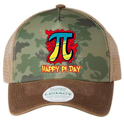 Happy Pi Day Symbol For Math Lovers Great Gift Legacy Tie Dye Trucker Hat