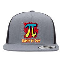 Happy Pi Day Symbol For Math Lovers Great Gift Flat Bill Trucker Hat