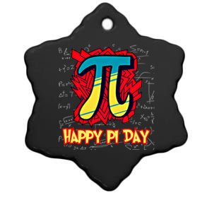 Happy Pi Day Symbol For Math Lovers Great Gift Ceramic Star Ornament