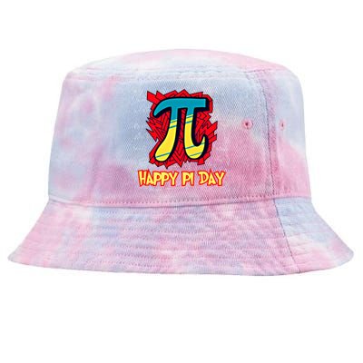 Happy Pi Day Symbol For Math Lovers Great Gift Tie-Dyed Bucket Hat